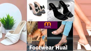 Affordable Meesho Footwear Collection  Footwear Hual [upl. by Atsirk670]