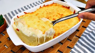 Couveflor Gratinada com Molho Branco  Receita Prática [upl. by Artenek664]