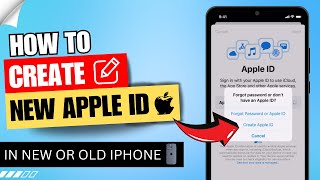 How to Create New Apple Id when You Already Have One  in New iPhone or in Old Phone ✅ [upl. by Paine925]