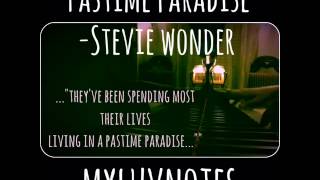 MYLUVNOTES  PASTIME PARADISE by STEVIE WONDER  PIANO COVER  15SECCOVERS [upl. by Kursh]