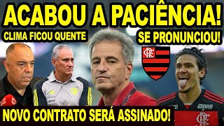 CLIMA FICOU QUENTE NO FLAMENGO LANDIM PERDEU A PACIÊNCIA MENGÃO VAI ASSINAR O CONTRATO PEDRO E [upl. by Canice]