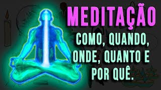 COMO MEDITAR  Guia Definitivo Em 5 minutos [upl. by Yelyab]