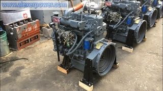 Alexerpower Weichai R4105ZD Diesel Engine for 50KW Diesel Generator [upl. by Ulysses915]