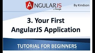 AngularJS Tutorial for Beginners 3 Your First AngularJS Application Interesting [upl. by Zarla649]