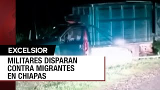 Seis migrantes asesinados en Chiapas por militares [upl. by Yereffej]