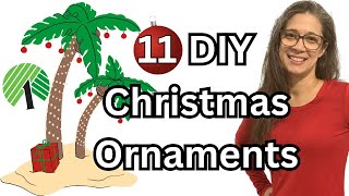 Dollar Tree DIY Christmas Ornaments  Budget Friendly Christmas Crafts [upl. by Esilana]