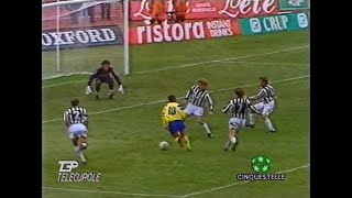 Udinese  Juventus Serie A 19931994 Baggio Moller Ravanelli Conte Borgonovo Branca Peruzzi [upl. by Neumeyer4]