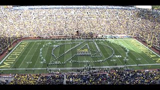 Spartan Marching Band Marvel Halftime  MSU vs Michigan  10172015 [upl. by Auqinihs991]