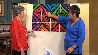 Love of Quilting How to Plan a Quilt with Irregular Shaped Pieces [upl. by Oirelav]