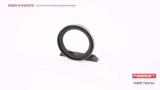 95GDY41550707X OIL SEAL REAR HUB 3985X5515X69X69 FOR DAIHATSU [upl. by Haida806]