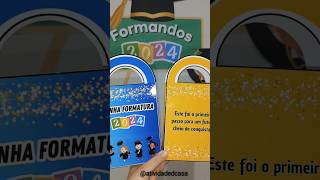 SACOLA PARA LEMBRANCINHA FEITA EM CASA personalizados formatura sacolinha [upl. by Enneire]