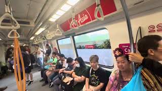 Airasia Ad SMRT C151 067068 from Khatib to Yishun [upl. by Arrimat]