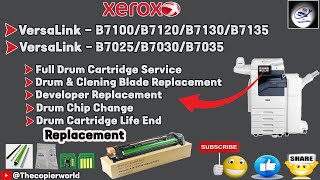 How To Xerox VersaLink B7100712071307135702570307035 Family Drum Cartridge Is Near End Of Life [upl. by Repotsirhc]