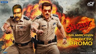 Singham Again New Promo Trailer  Salman Khan  Ajay Devgn  Singham Again Salman Khan Cameo Update [upl. by Enimisaj]