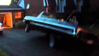 Controlling Hydraulics in a 64 Impala Lowrider Using Viper Remote [upl. by Ydnerb6]