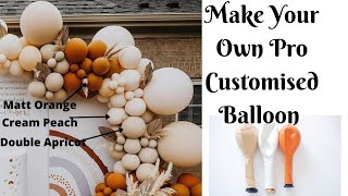 How To Make Customised Color Balloon Double stuff Balloons [upl. by Tecla]