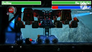 SACKBOY VS THE COLLECTOR FINAL BATTLE WITH HEALTHBARS  HD  LittleBigPlanet 1 [upl. by Norman514]