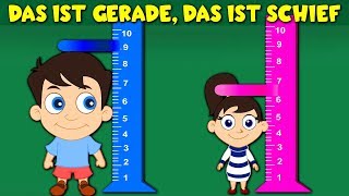 Das ist gerade das ist schief  Lied  Kinderlieder  Kinderlieder zum Mitsingen [upl. by Peltier]