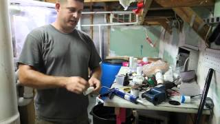 Using Silicone to seal threads on aquarium plumbing [upl. by Ttehr]