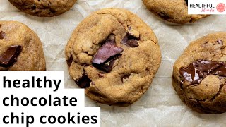 Healthy Chocolate Chip Cookies Recipe  How to Make [upl. by Darmit]