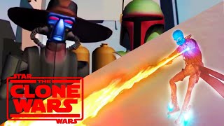 What Happened to CAD BANE After The Clone Wars Season 7  BOBA FETT Vs CAD BANE Duel [upl. by Helfand]