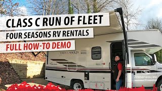 Four Seasons RV Rentals by Fraserway Class C Run of Fleet ROF Demo [upl. by Ruff]