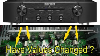 Marantz PM5005 Amplifier DC Bias amp DC Offset Setting amp Adjusting after 9 Years of use [upl. by Haduj743]