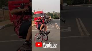 YOUTUBER DANILO DETONADORES O RETORNO BIKE GRAU SHOW ZERINHO SEM A RODA DA FRENTE [upl. by Peoples]