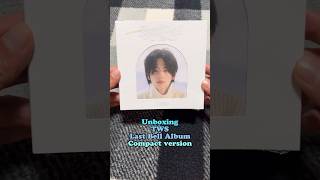 Unboxing TWS  Last Bell album Compact version [upl. by Ateekahs]