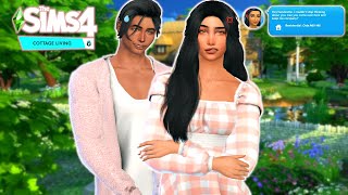 SIMS 4 COTTAGE LIVING 🐰 RAGS TO RICHES 5  MARRIED WOMAN WONT LEAVE US ALONE [upl. by Carpio227]