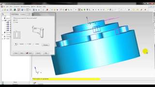 FeatureCAM 2012 Tutorial  Milling 1 of 3 [upl. by Assehc]