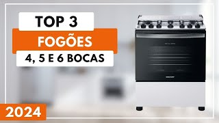 Top 3 Melhores Fogão 4 5 e 6 Bocas Para 2024  Fogão Custo Benefício [upl. by Valeria893]