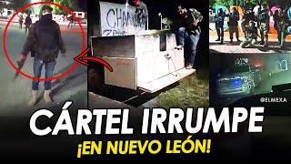 ¡BOMBAZO Convoy del Cártel del Golfo irrumpe en Nuevo León y hace pedazos al CDN [upl. by Winna]