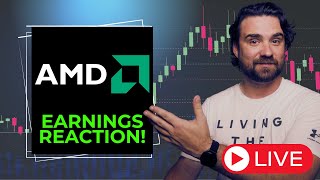 Live AMD Stock Earnings Reaction [upl. by Aicatsue]