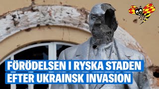 Ryssar i Kursk tar skydd när Ukraina avancerar [upl. by Aerda]