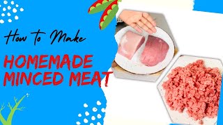 How To Make Ground Meat With A Blender  Minced Meat  Homemade Burger Meat  Homemade Keema [upl. by Trefler339]