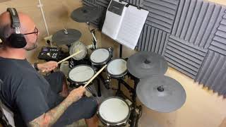 Counterparts  Wings of Nightmares  Instrumental  Drum Cover [upl. by Ennadroj]