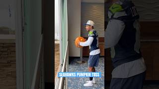 The Seahawks 2nd annual pumpkin toss 🎃 nfl seahawks [upl. by Viking]