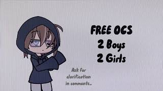 Free Gacha LIFE Ocs 🌊  Gacha Life  Boy  Girl  READ DESC [upl. by Risay199]