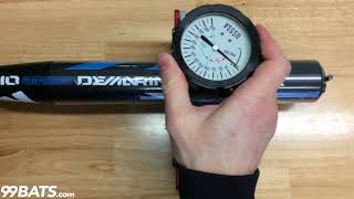 2019 DeMarini CF Insane 10 Fastpitch Bat  Compression Test  99BATScom [upl. by Nallad]