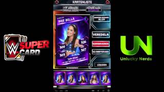 WWE SuperCard  Karten Kombinieren  Wie erstelle ich ein perfekten Profi [upl. by Ailido652]