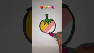 aaha Tamatar Bada Majedar🍅🌽🍑🍇 creative artwork satysfying youtubeshorts trending [upl. by Sella]