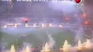 River Plate Campeon Supercopa 1997  Recibimiento Vs San Pablo [upl. by Siddra]