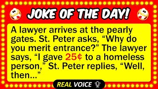 🤣 BEST JOKE OF THE DAY  A New York Divorce Lawyer arrives at the pearly gates  Funny Jokes [upl. by Lang]