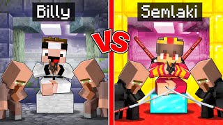 Billy ARM vs Semlaki REICH Ninja König Survival Battle in Minecraft [upl. by Aitsirk]