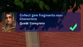 Collect Gem Fragments Near Characters 10  Fortnite Shanta Quests [upl. by Stimson529]