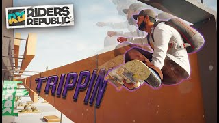 Rider Republic  Skate Tricks Montage  TRIPPIN [upl. by Ecirpak468]