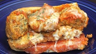 Meatball Hero Sandwich  Recipe with Michaels Home Cooking [upl. by Ylrak]