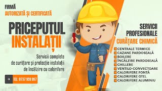 Curățare Chimică Priceputul Instalații [upl. by Berk734]