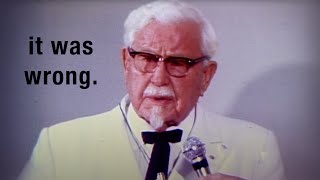 KFCs Colonel Sanders confesses sin in rare interview [upl. by Sabian]